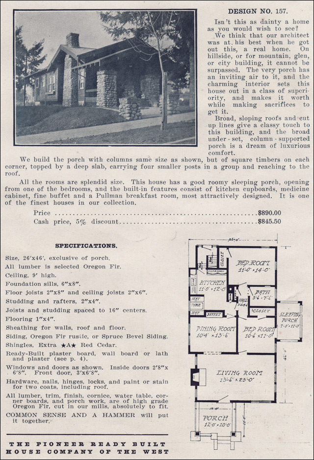 1915 Ready Built House Co. - No. 157
