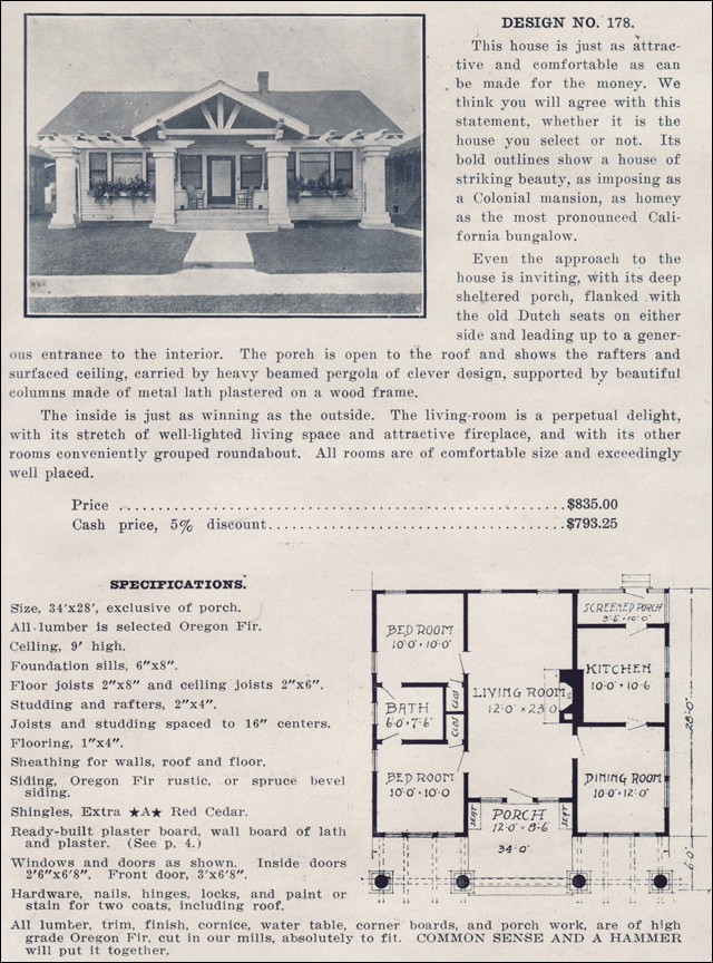 1915 Ready Built House Company - No. 178