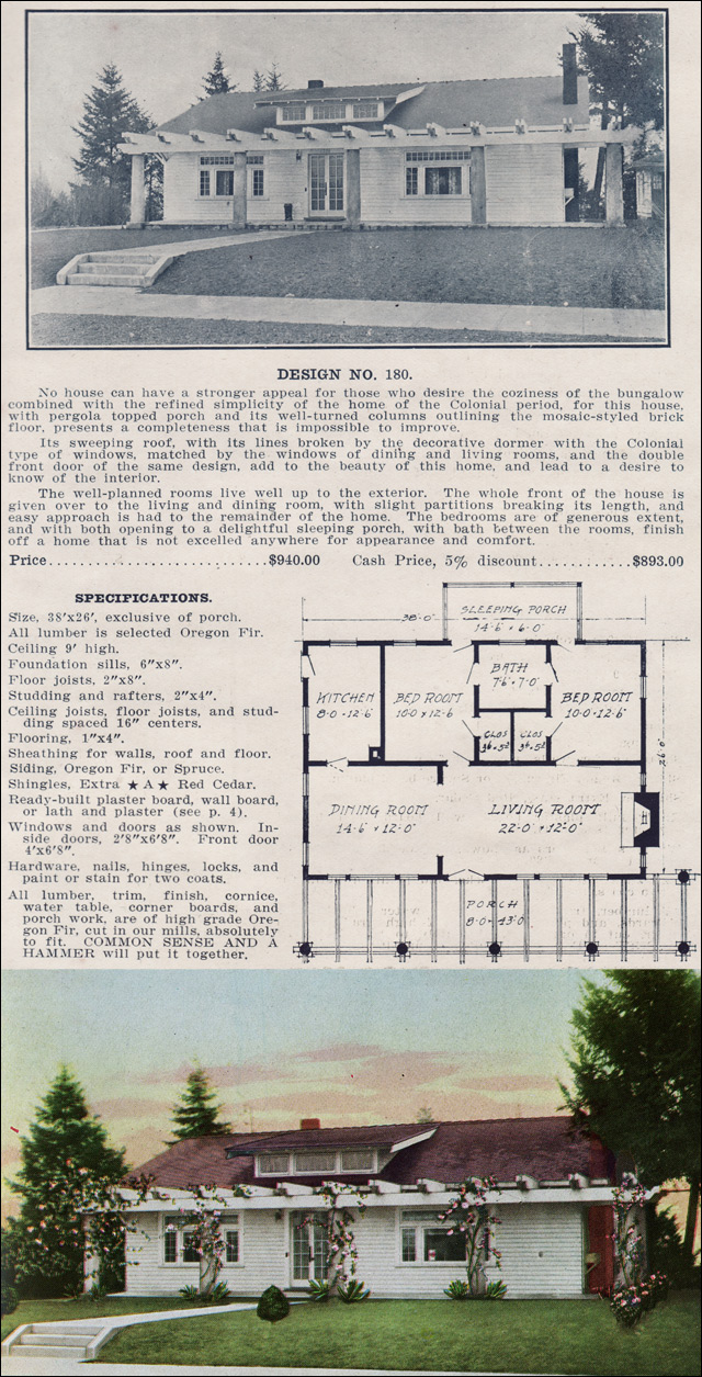 1915 Ready Built House Company - No. 180