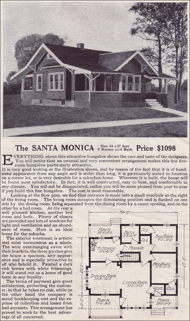 1916 Lewis-Built Homes - The Santa Monica
