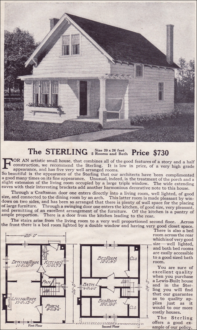 1916 Lewis-Built Homes - The Sterling
